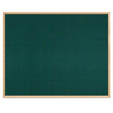 United Visual Products Decor Wood Combo Board, 72"x48", Cherry/White Porcelain & Buff UV705DEFAB-CHERRY-WHTPORC-BUFF